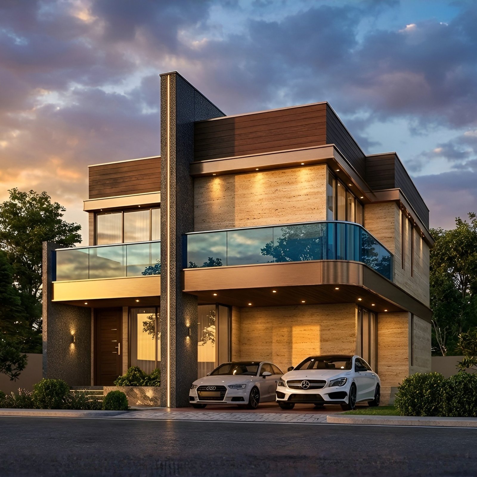 Bungalow Night view 3